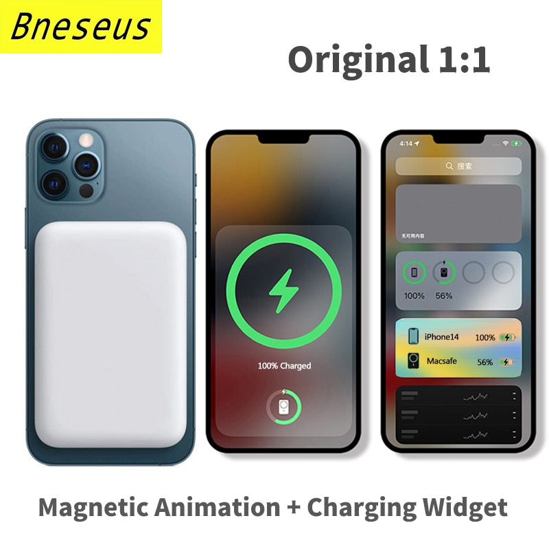 Macsafe Inspired Wireless Portable Charger For iphone 12 13 14 Pro Max Mini